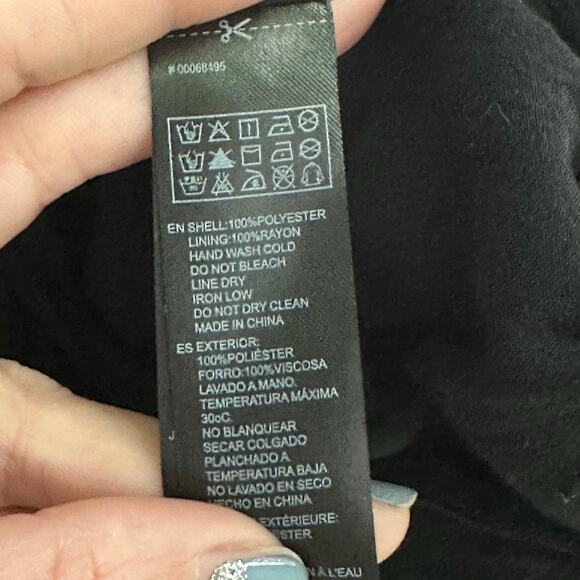 Forever 21 black cream print summer romper size XS - Picture 4 of 14